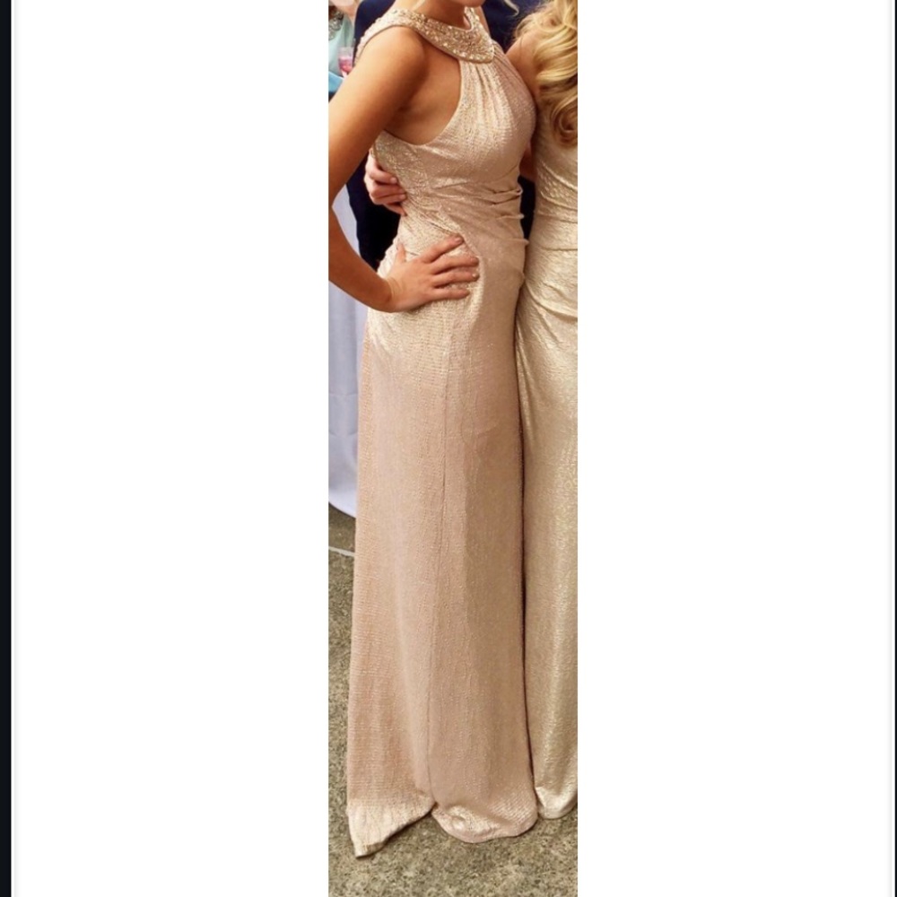 Glam Champagne Dress